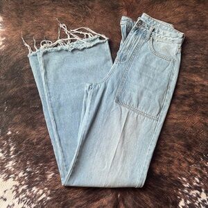 Le Lis Light Blue Straight Leg Jeans